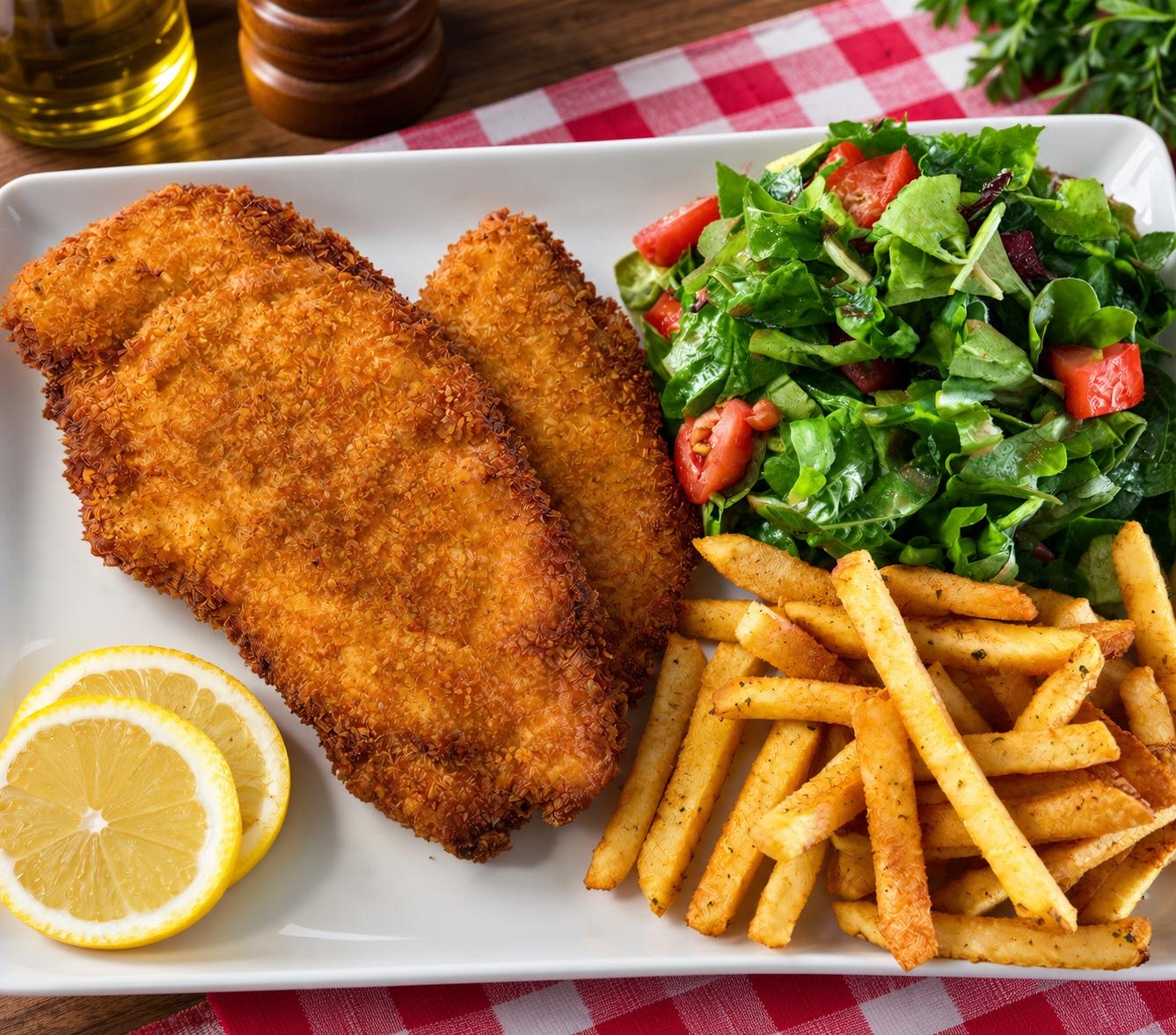 Chicken Vienna schnitzel