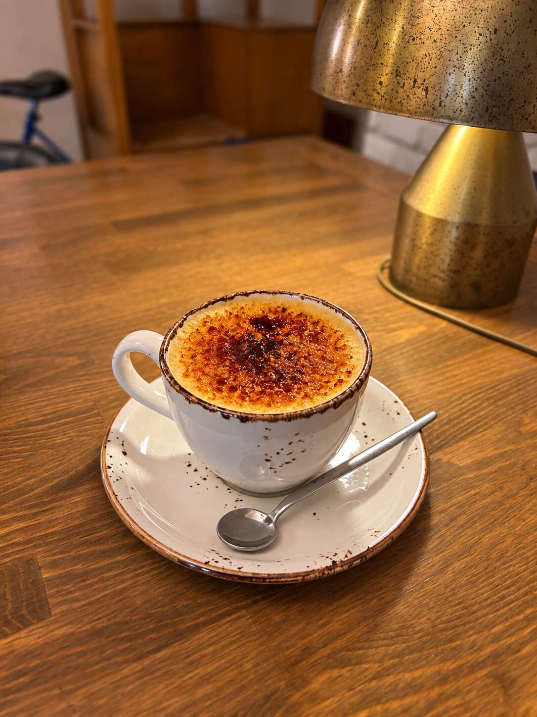 Crème brûlée latte