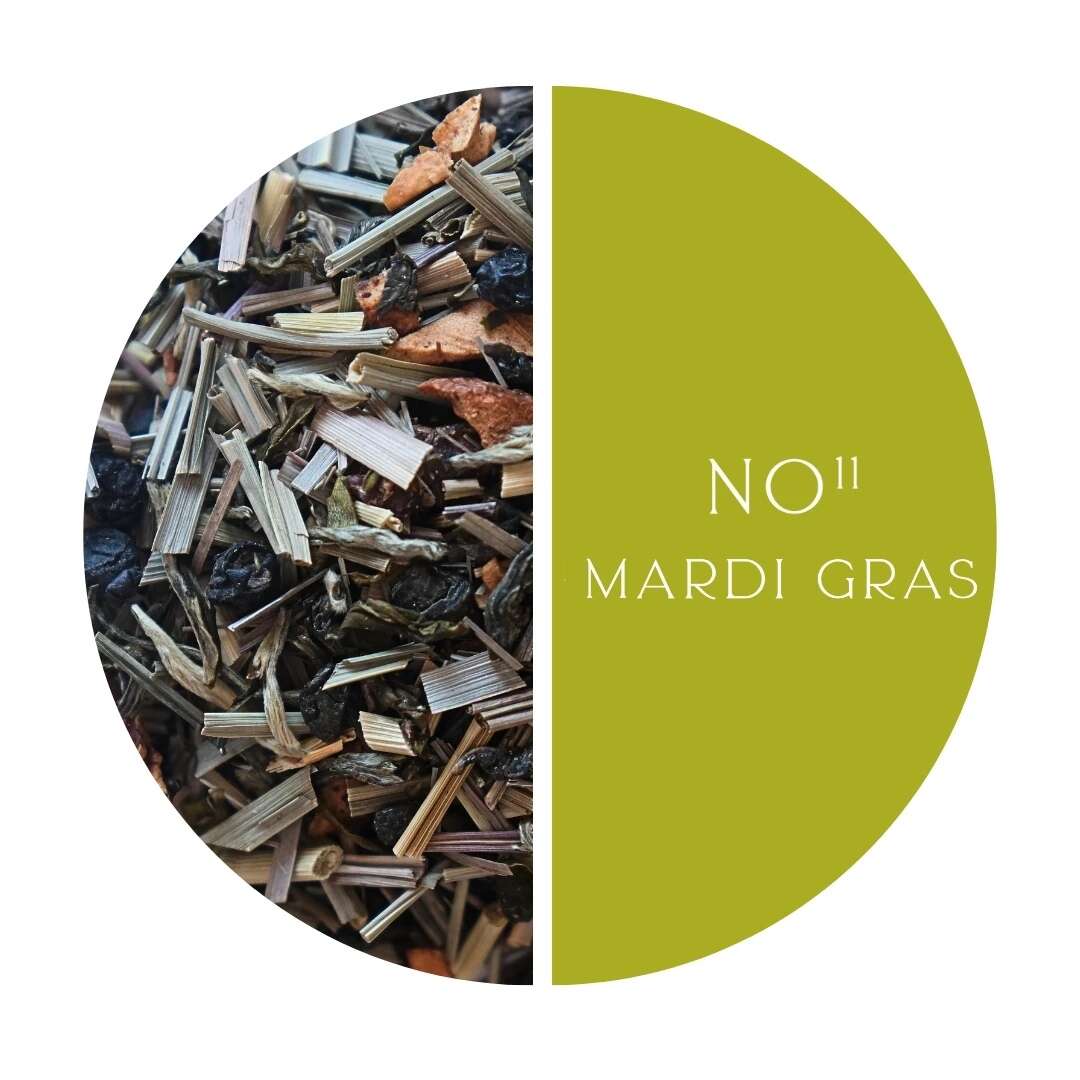 Mardi Gras – White Tea and Blueberry