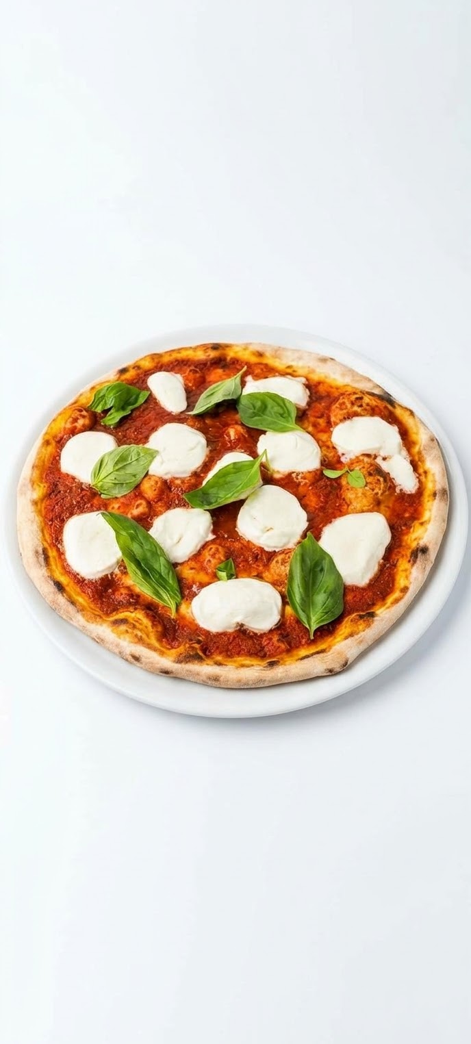 Buffalo Margherita pizza