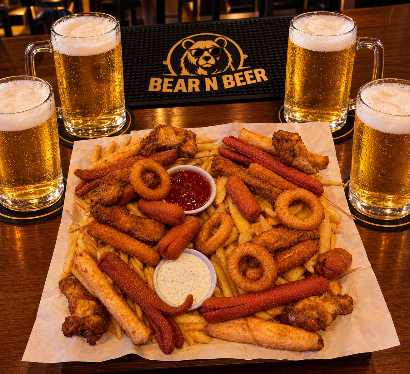 Maçkolik + 4 × 50 cl Tuborg draft beers