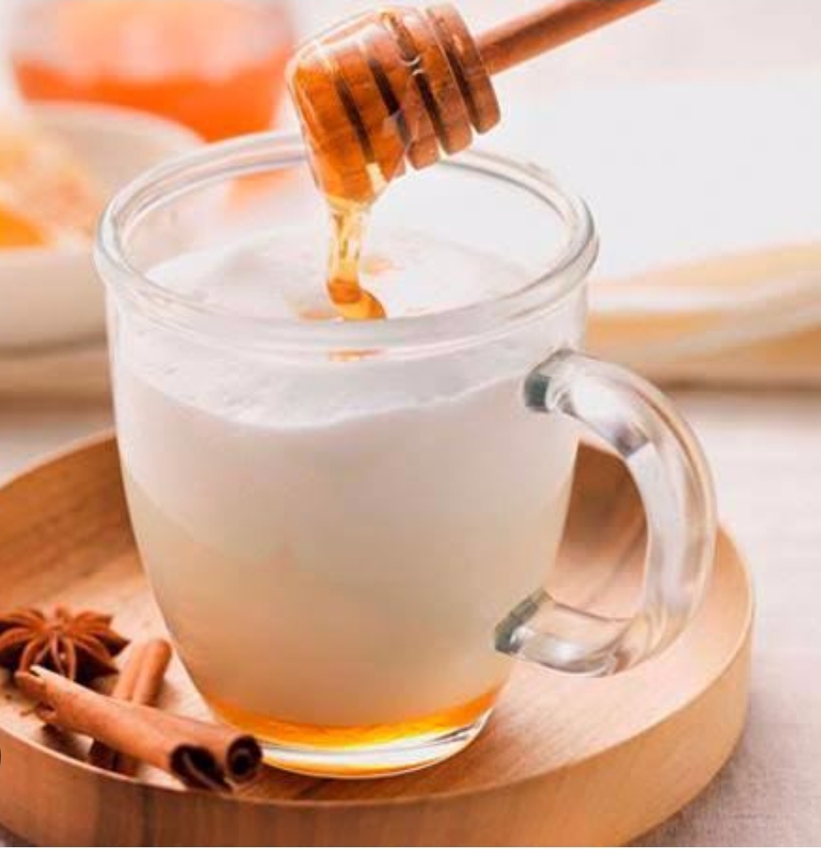 Hot honey milk