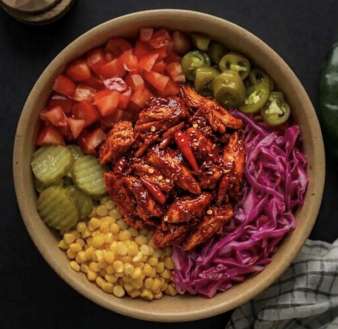 Bucket Chicken Rice Pilaf with Mexican Sauce