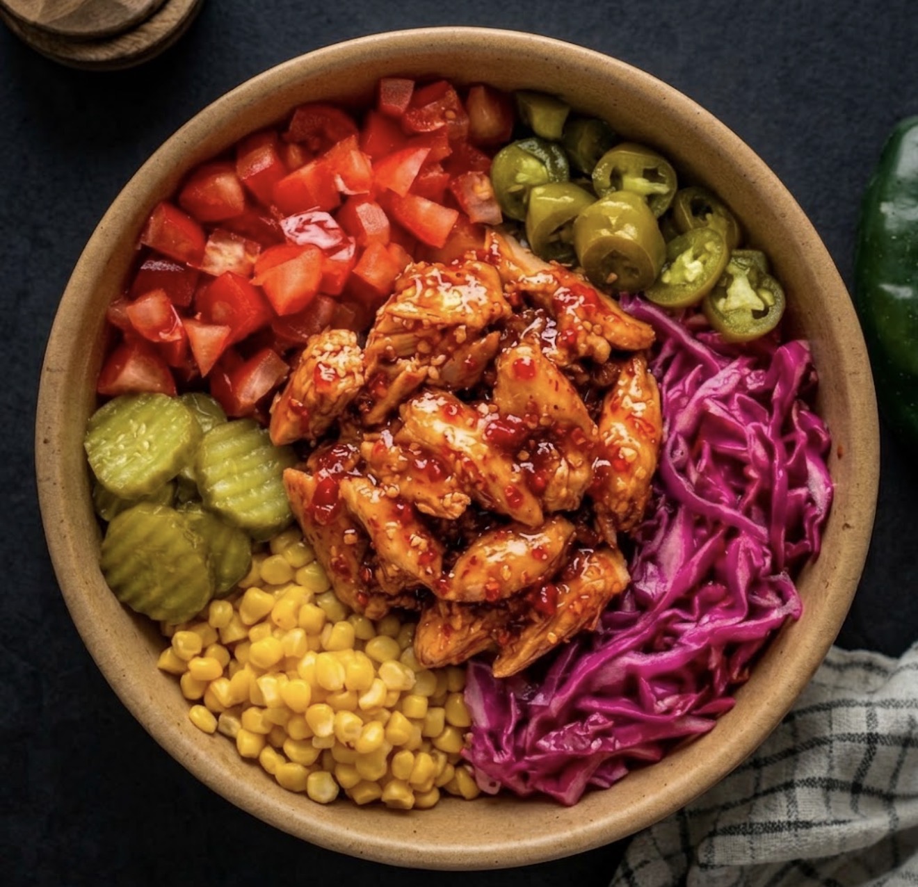 Bucket Chicken Rice Pilaf with Sweet Sauce