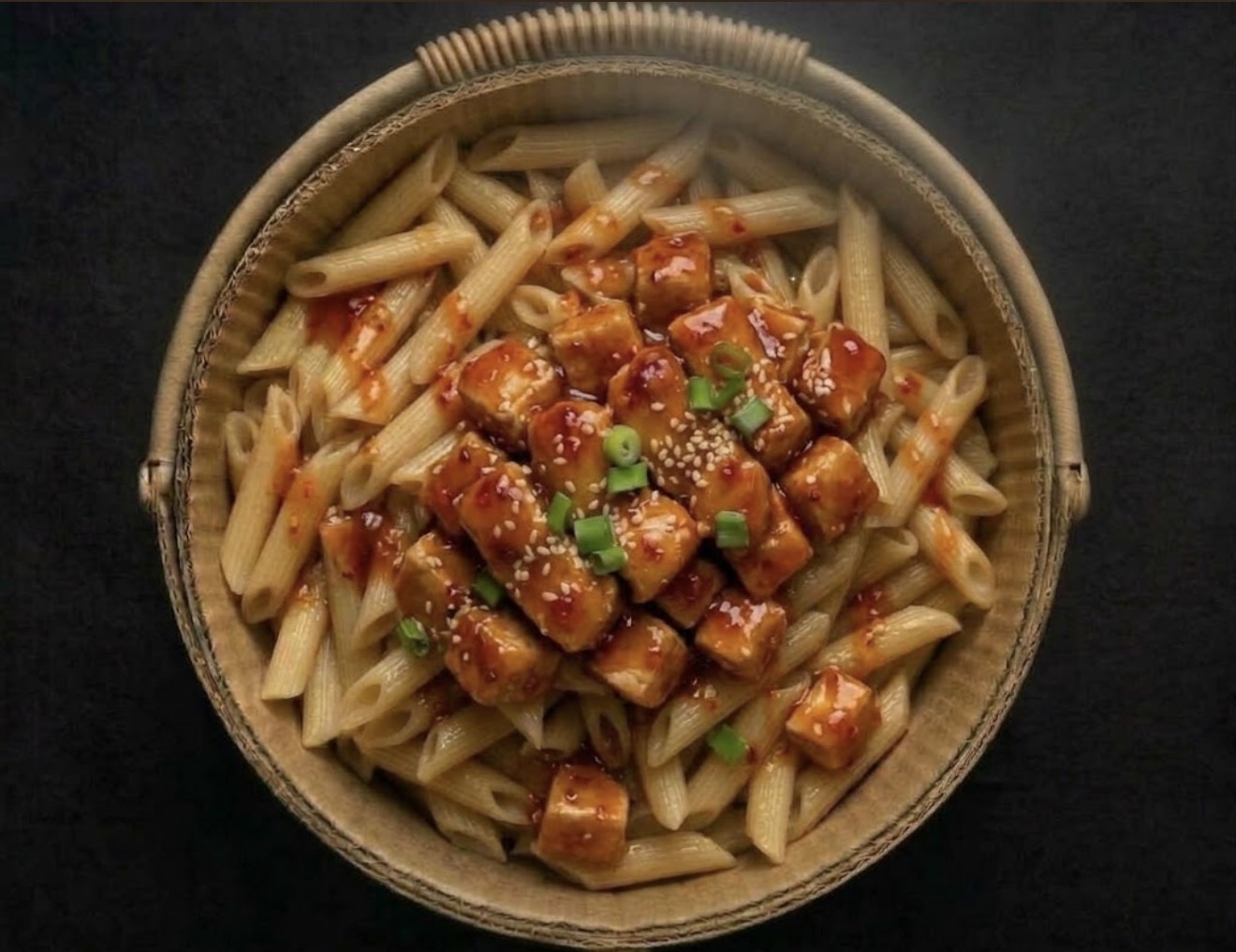 Bucket Chicken Pasta with Mexican Sauce