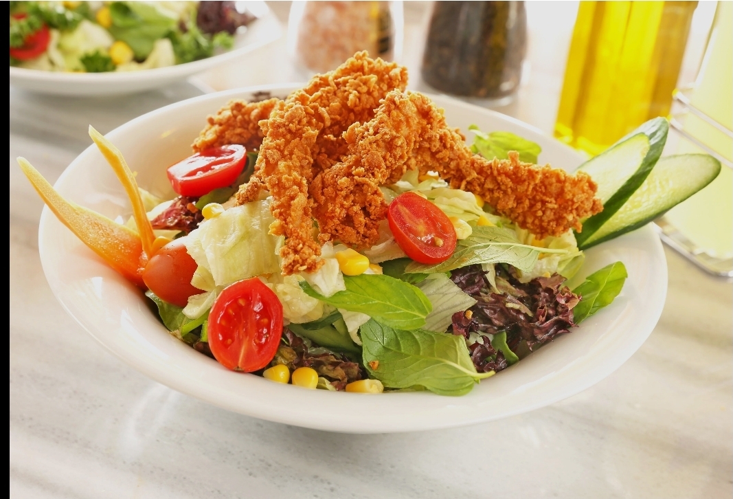 Crispy chicken salad