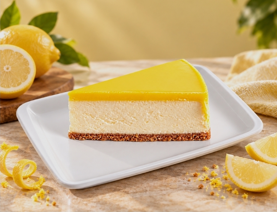 Lemon cheesecake