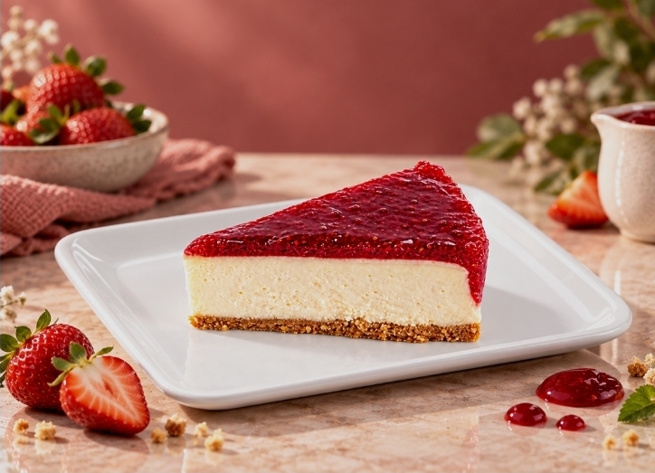 Raspberry cheesecake