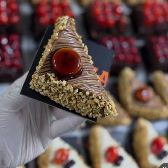 Chocolate Handkerchief Cake