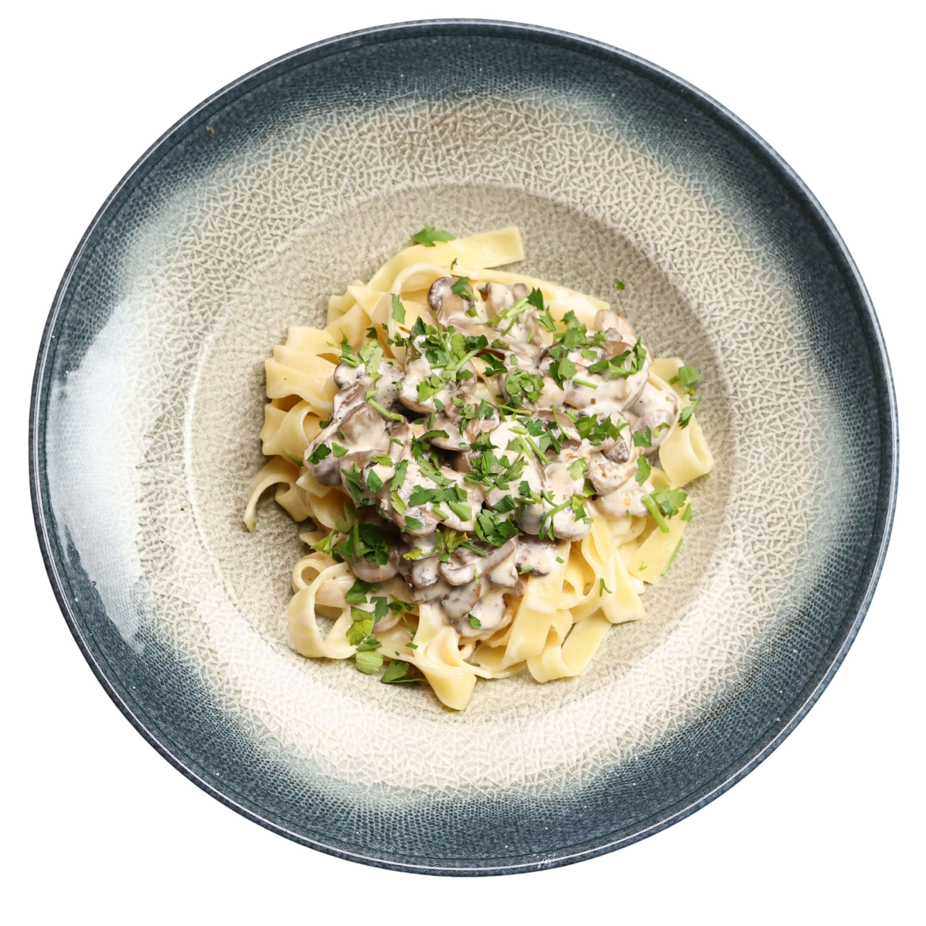 Fettuccine with mushrooms