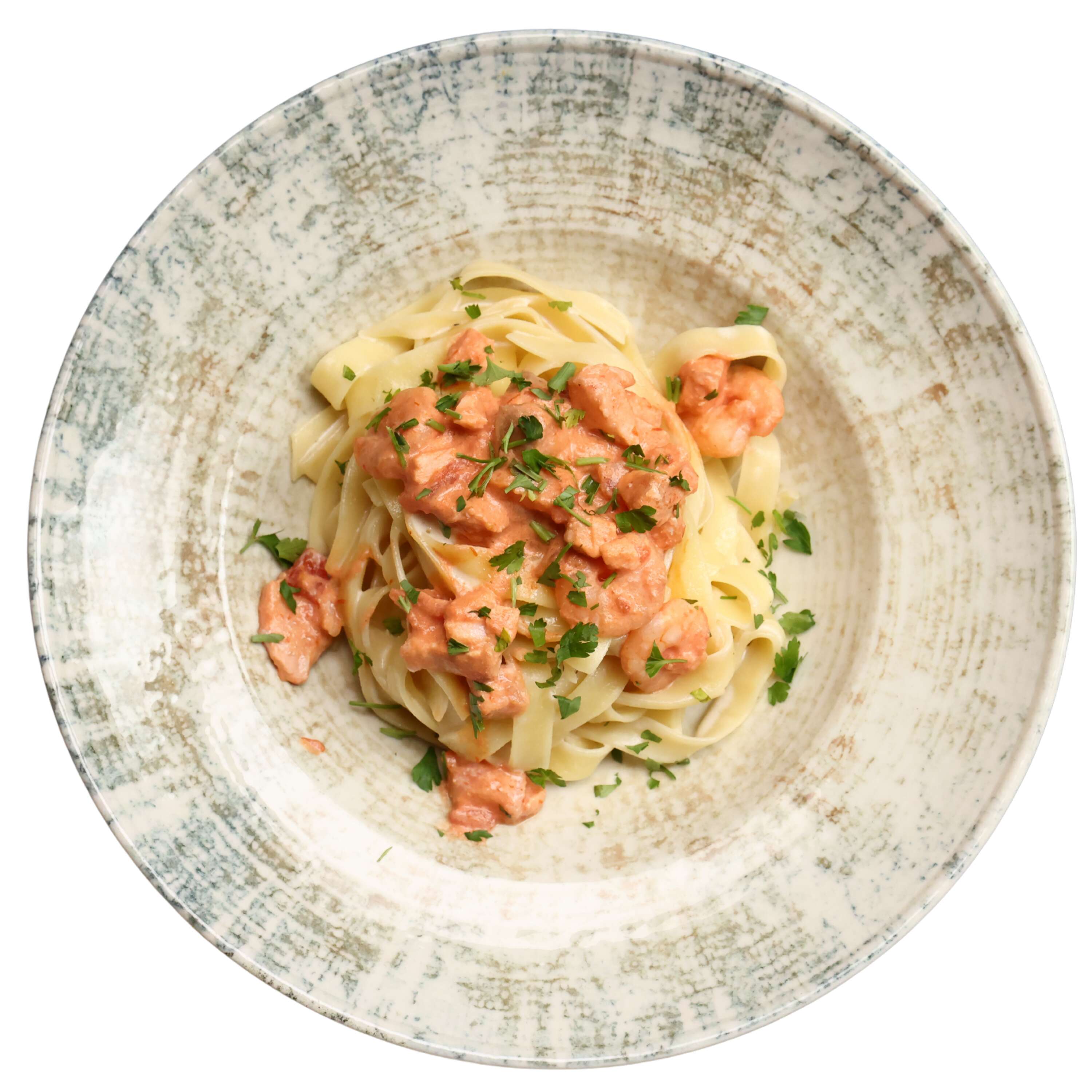 Seafood fettuccine