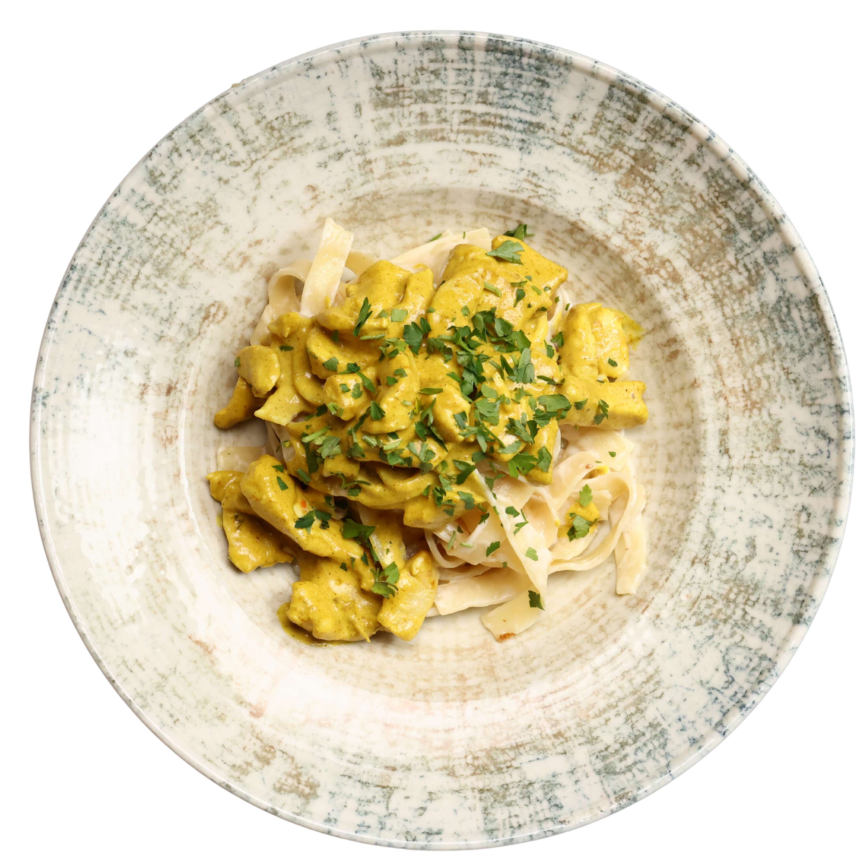Chicken Fettuccine Curry