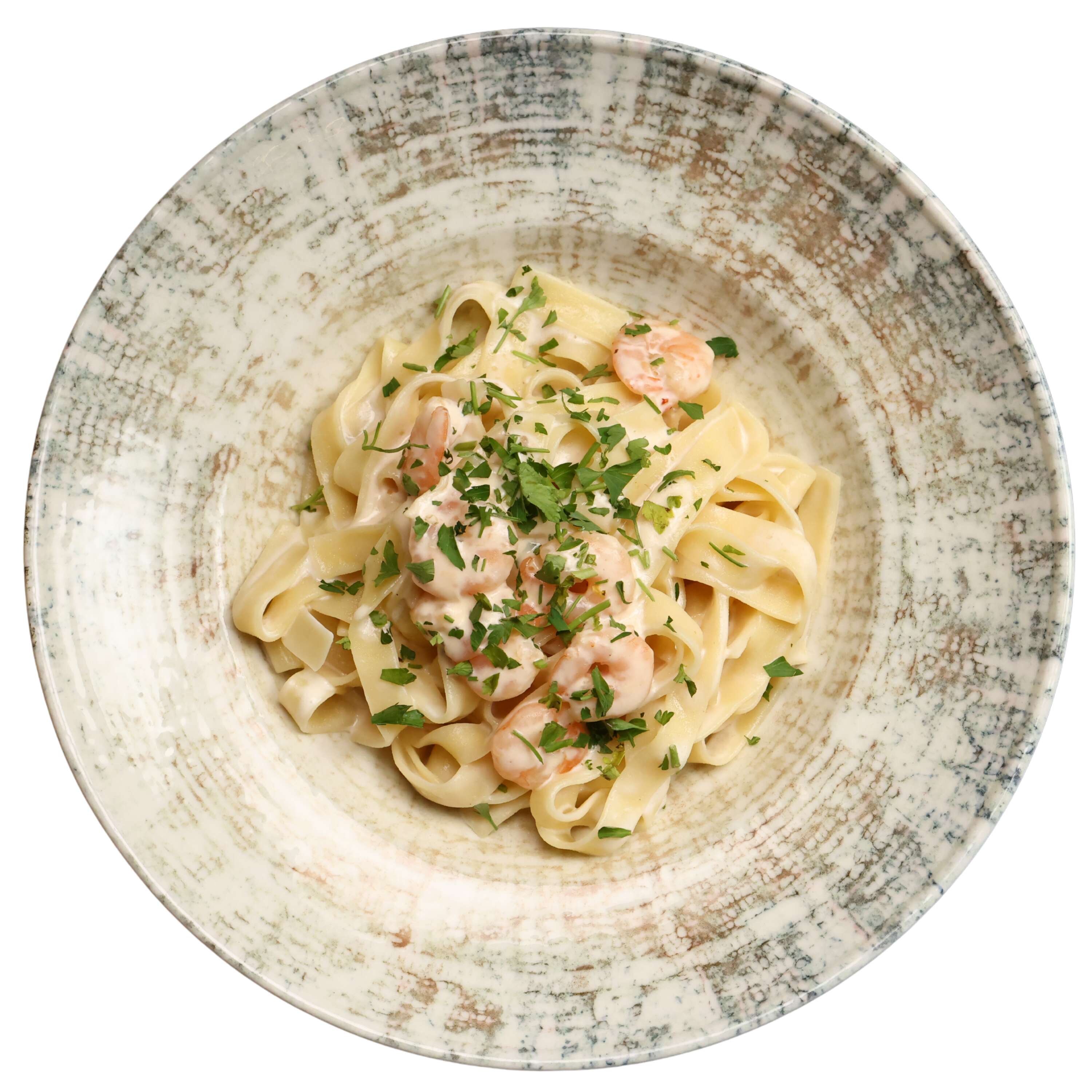 Fettuccine Shrimp (Fettuccine Karides)