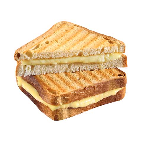 Turkish cheese toast with fries