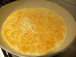 White cheese omelette