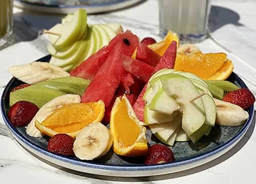 Fruit plate for 2