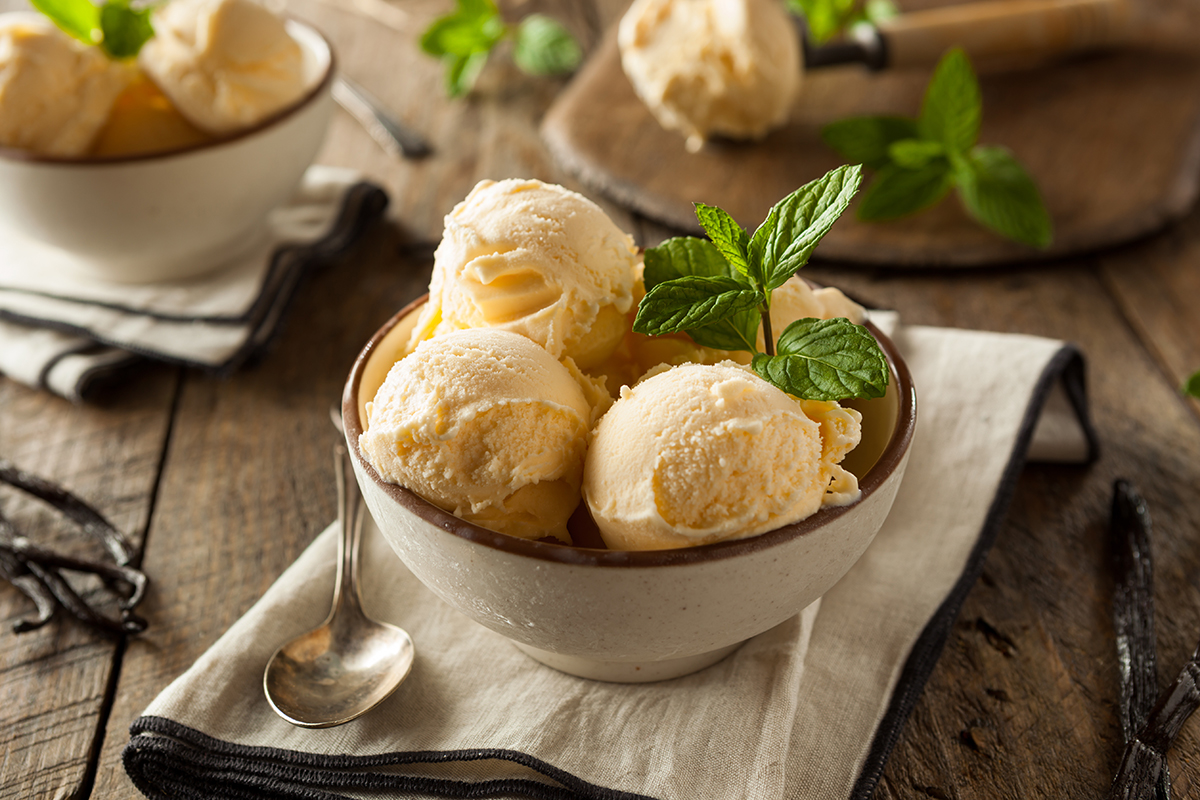 Ice cream portion