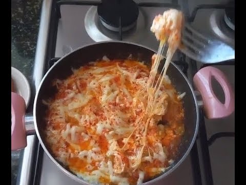Menemen with kaşar cheese