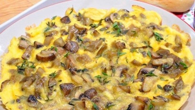 Mantarlı Omlet / Omelette with Mushroom