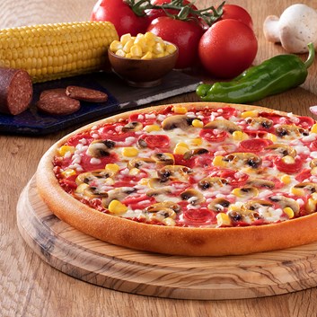 Orta Boy Karışık Pizza