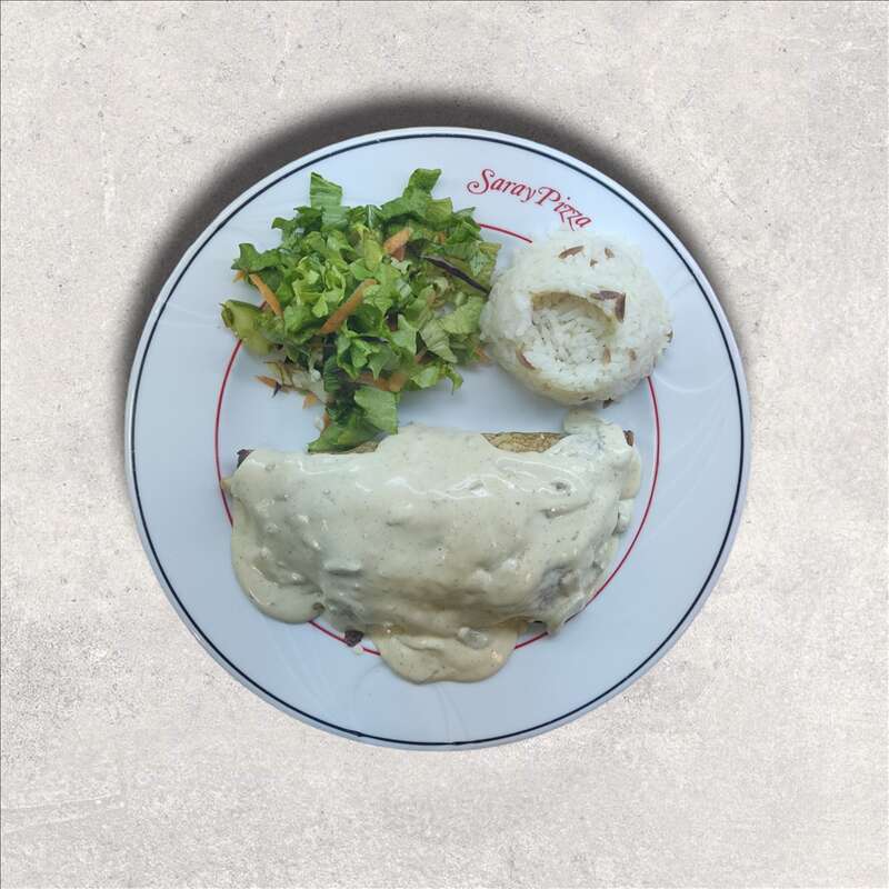 Tavuklu Mantarlı Krep