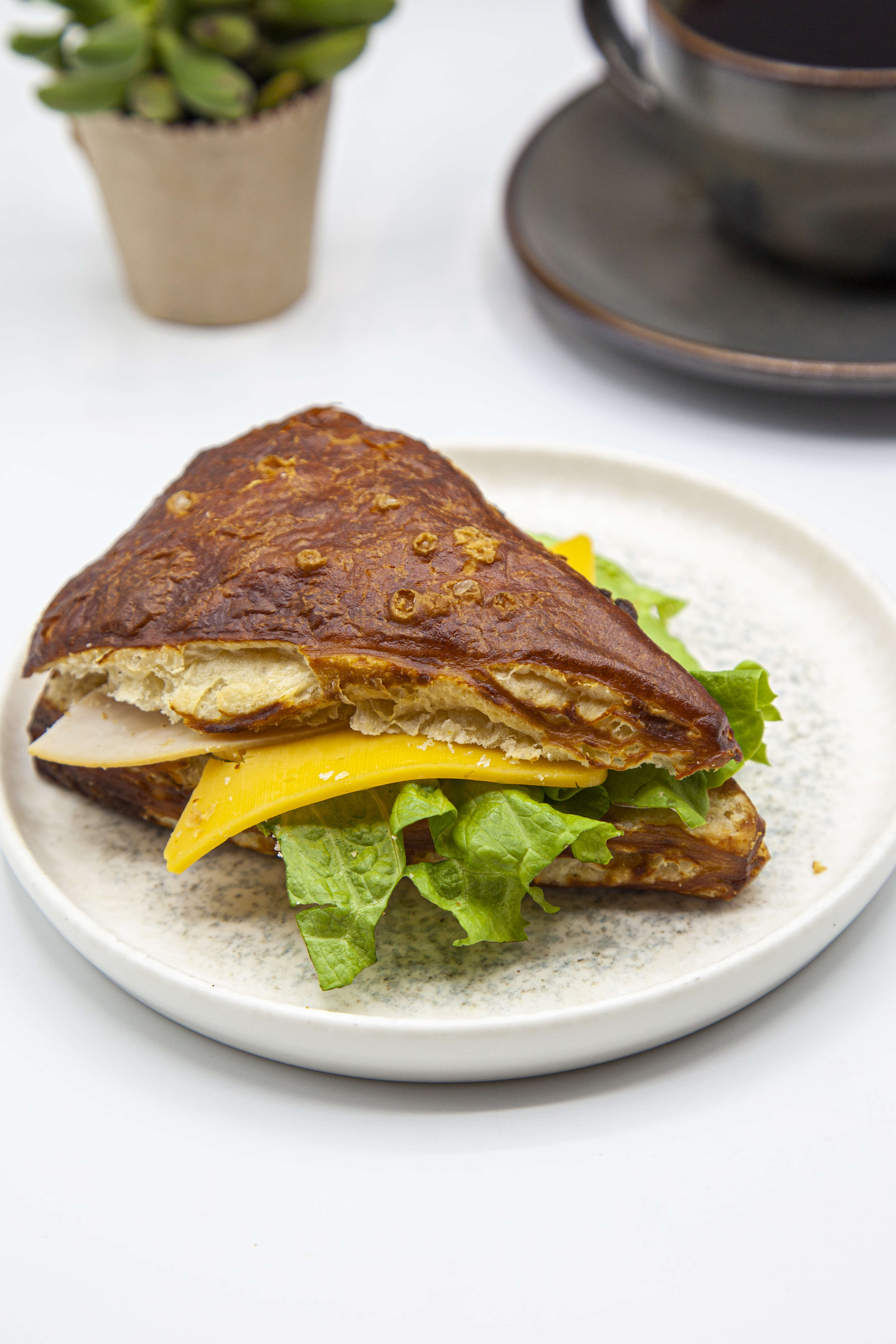 Laugenecken Sandwich