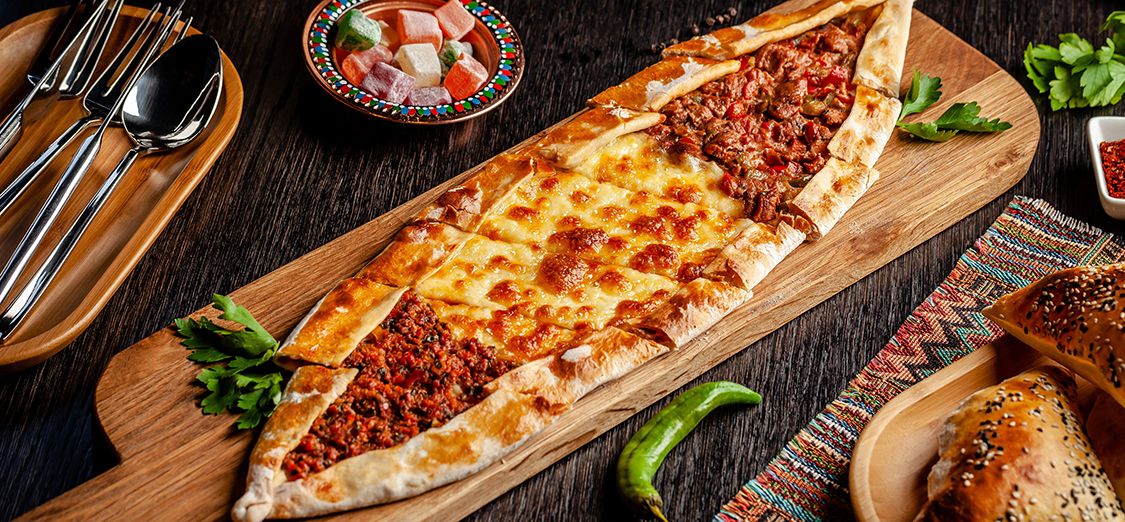 Pide mozzarella
