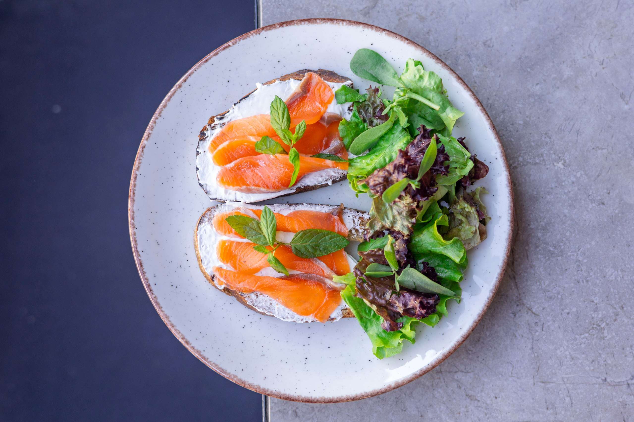 Salmon toast