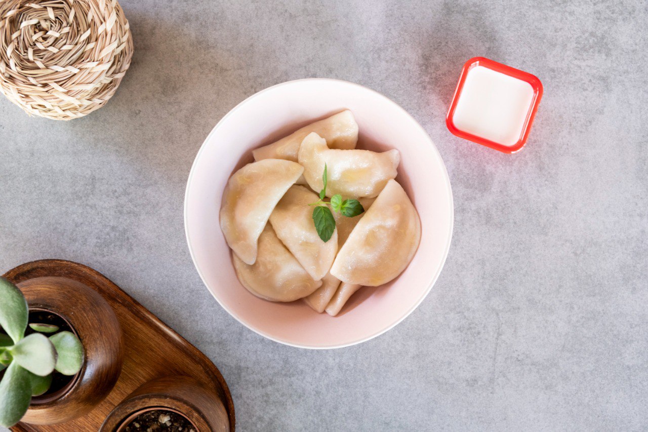 Potato manti (Russian-style)
