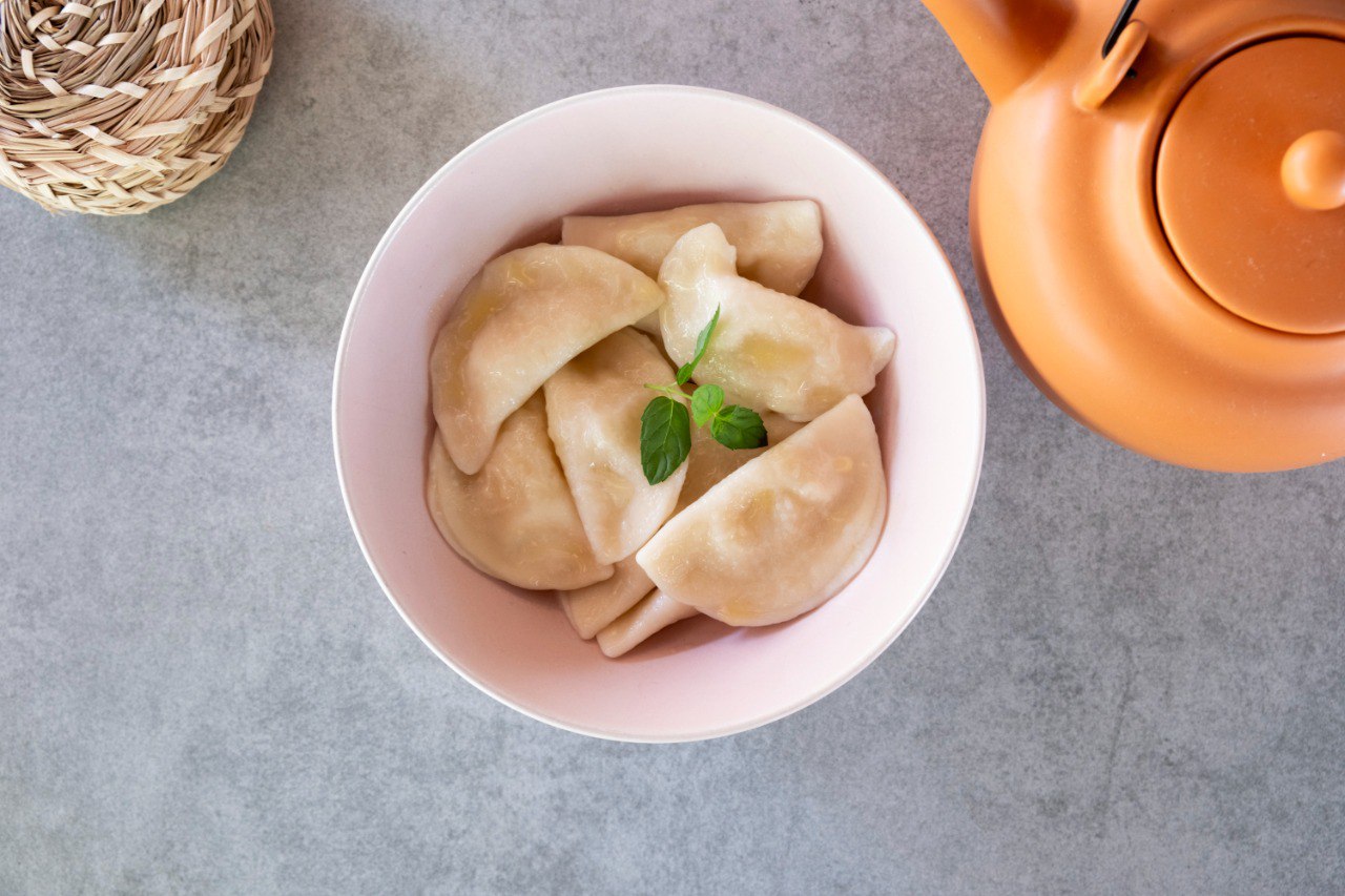 Potato and Mushroom Manti
