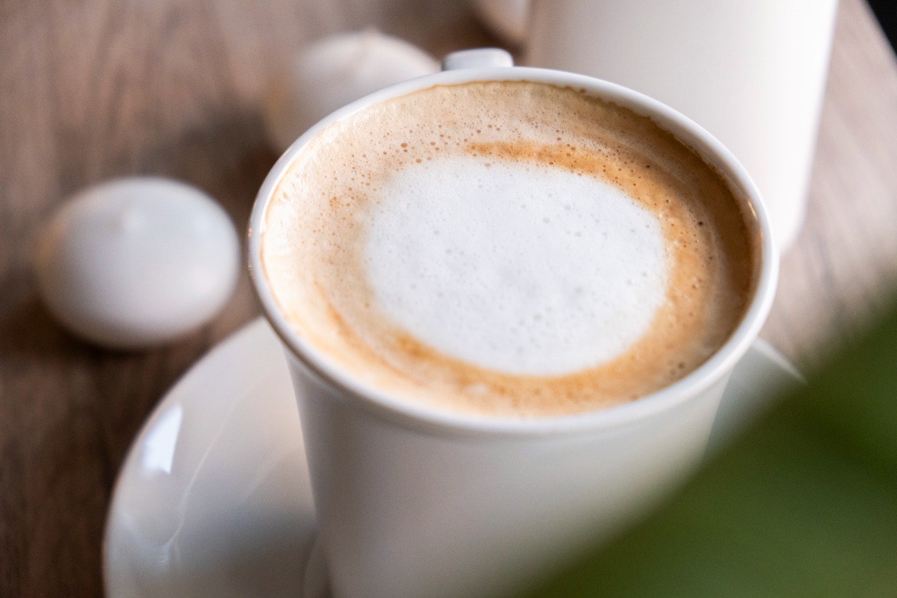 Salted caramel latte