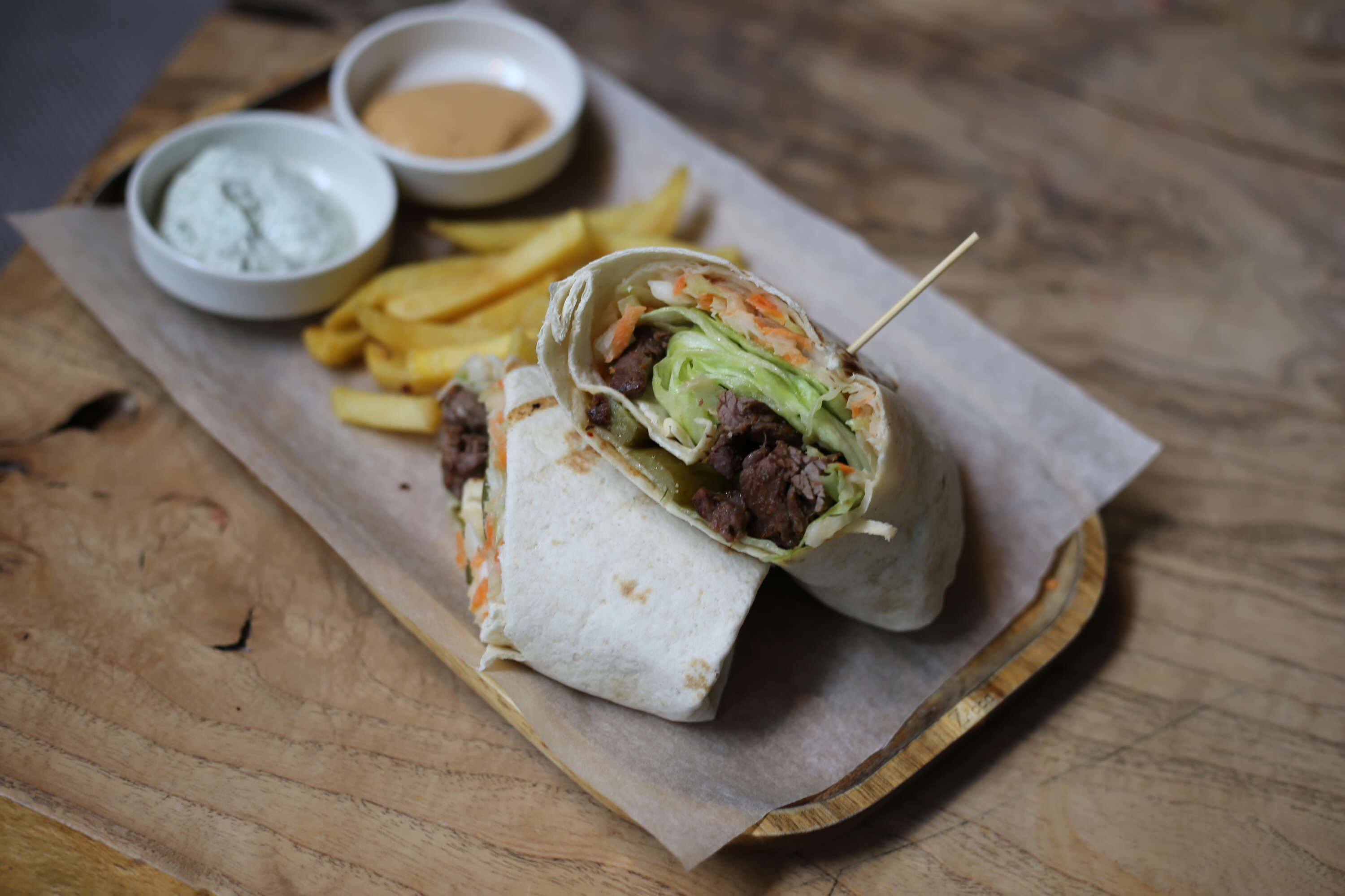 Çıtır Tavuk Wrap + Bomonti / Efes Özel Seri