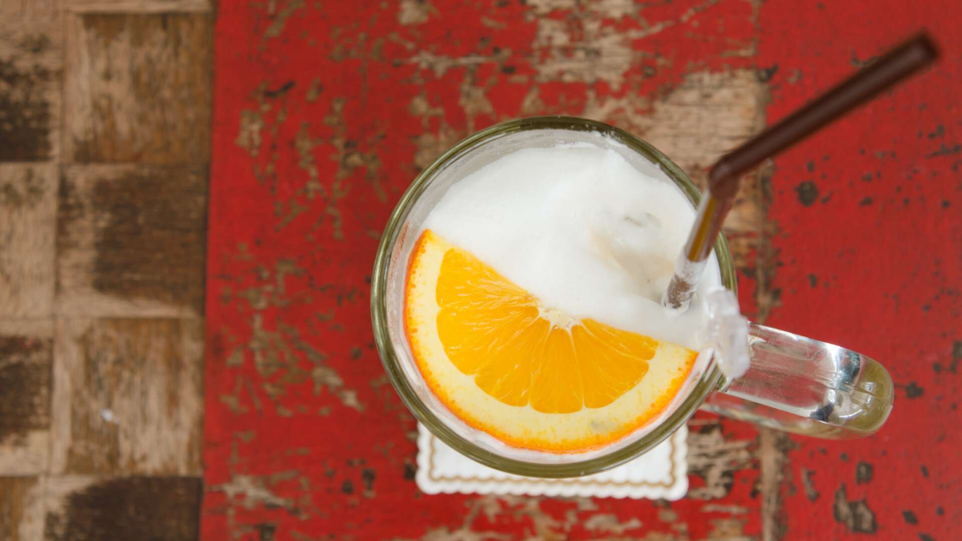 Orange White Chocolate Latte