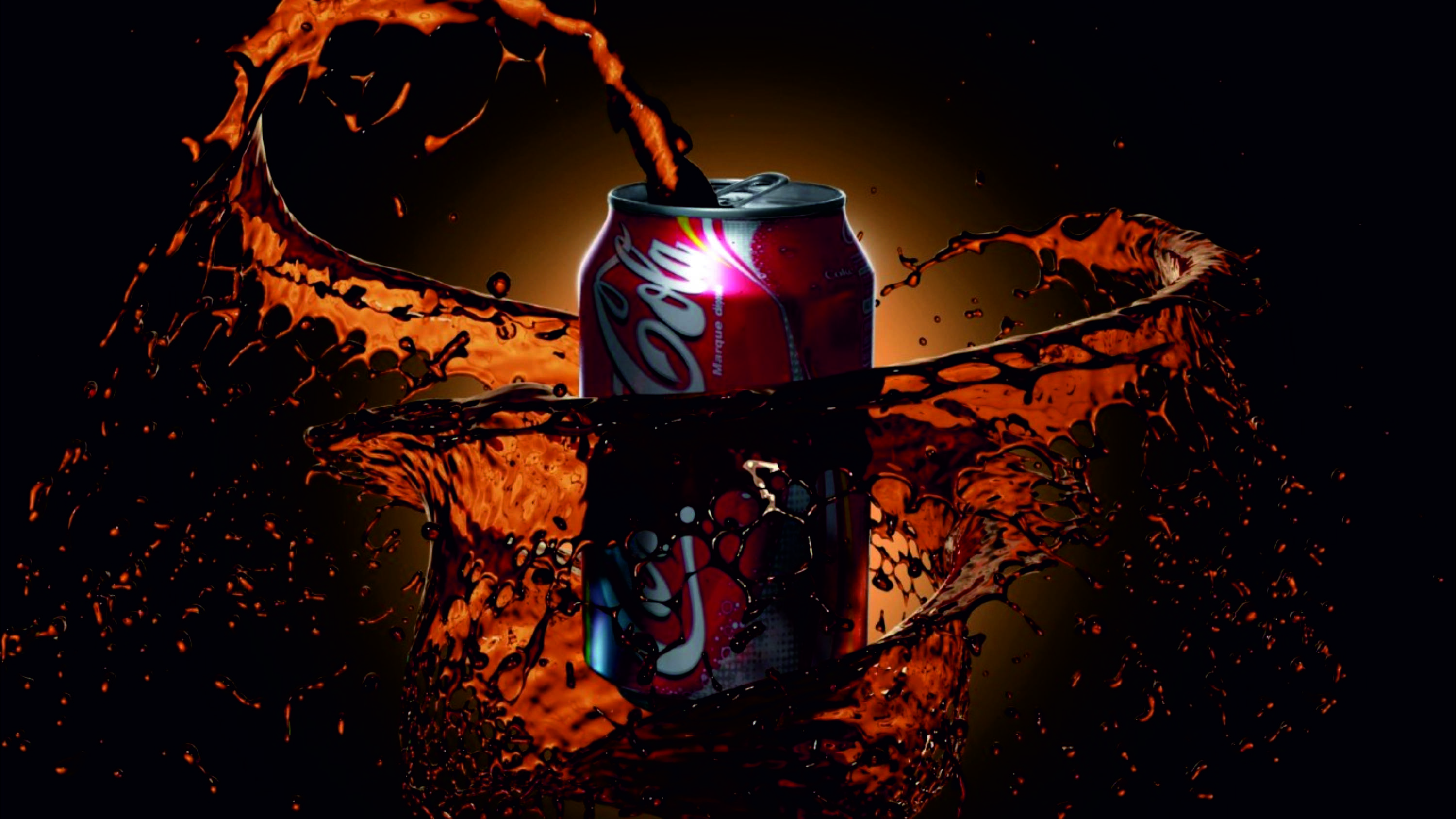 Canned Cola, Sprite, Fanta