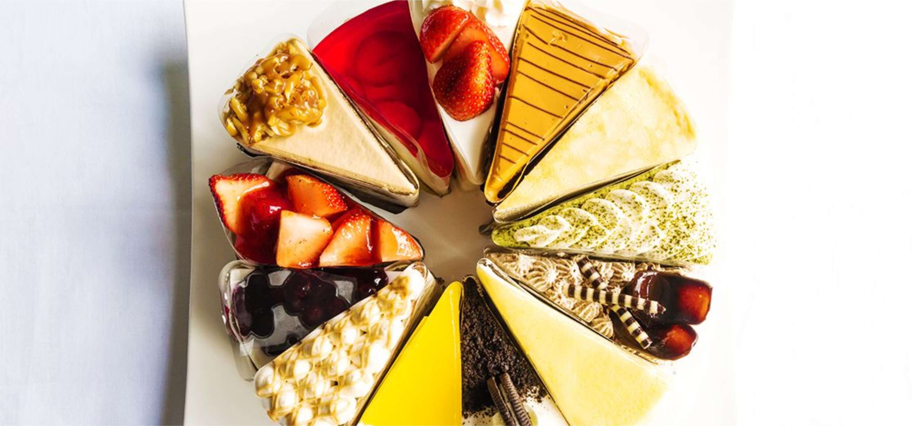 Cake slices