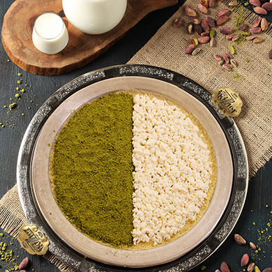 Half Pistachio, Half Cheese Künefe