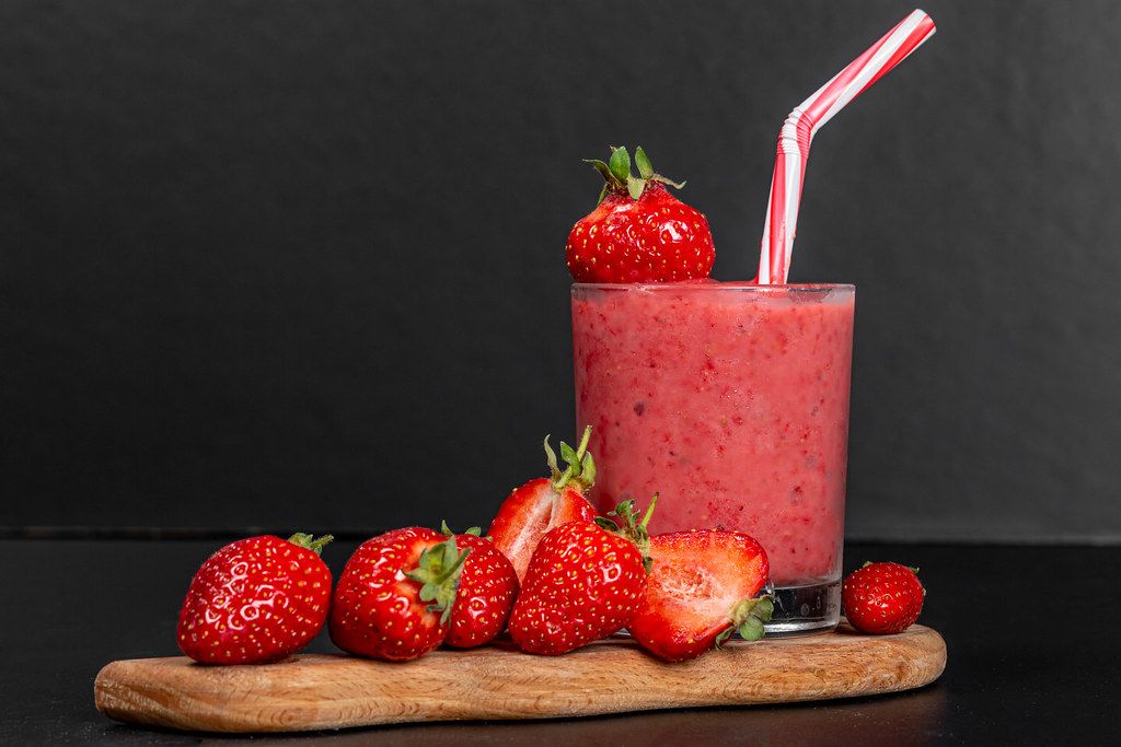 Çilekli Milkshake
