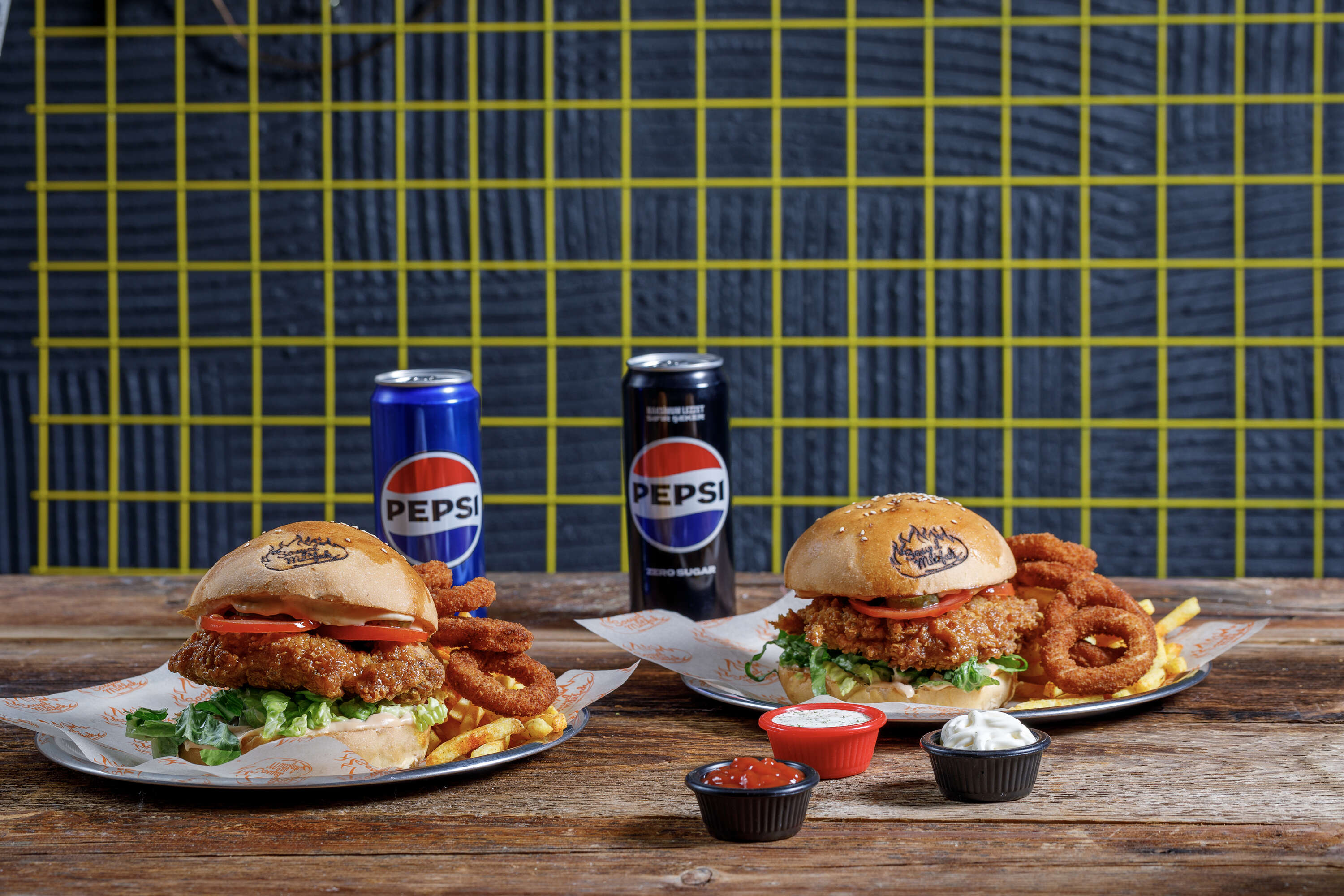 Twin Chicken Burger Meal