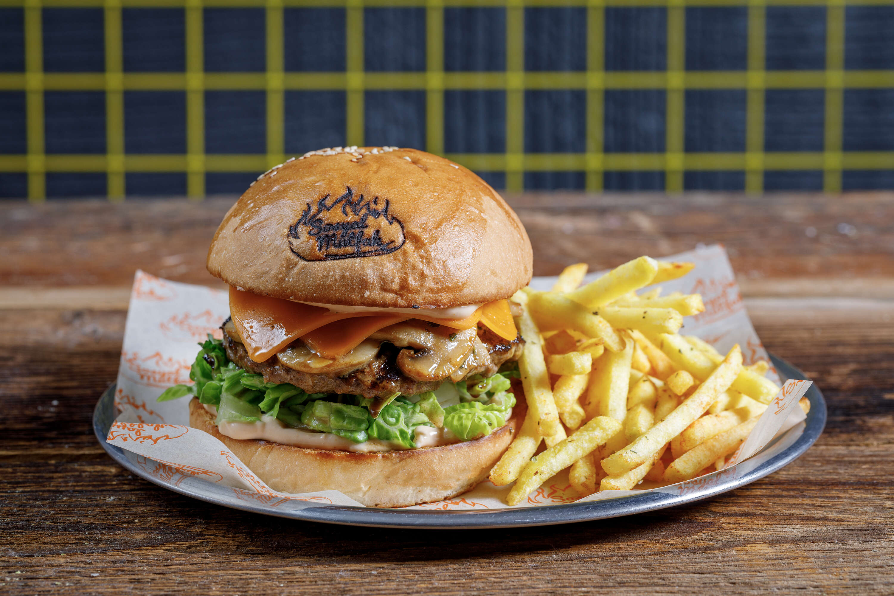 Mushroom Cheeseburger