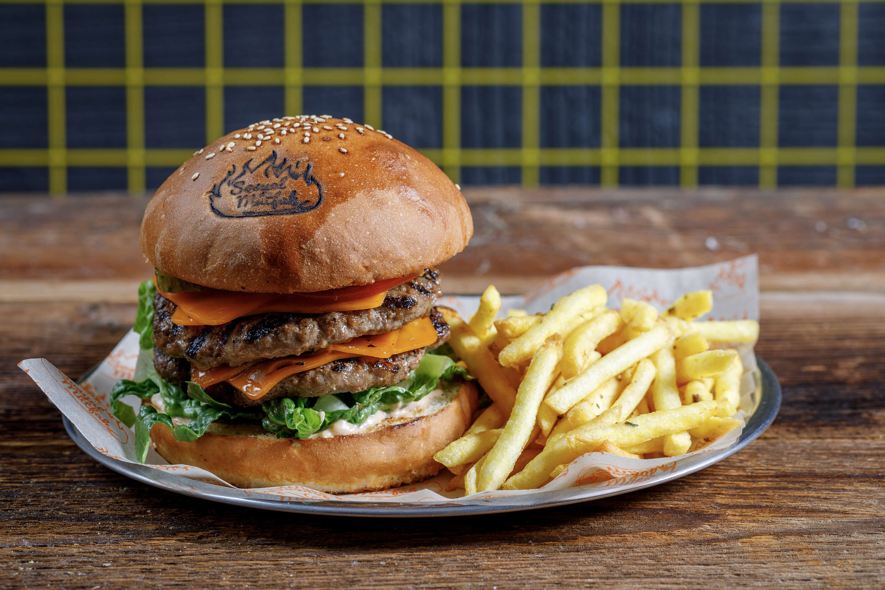 Double cheeseburger