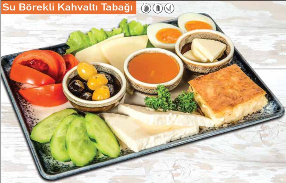 Su Börekli Kahvaltı Tabağı