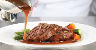 BEEF TENDERLOIN WITH DEMI GLACE SAUCE