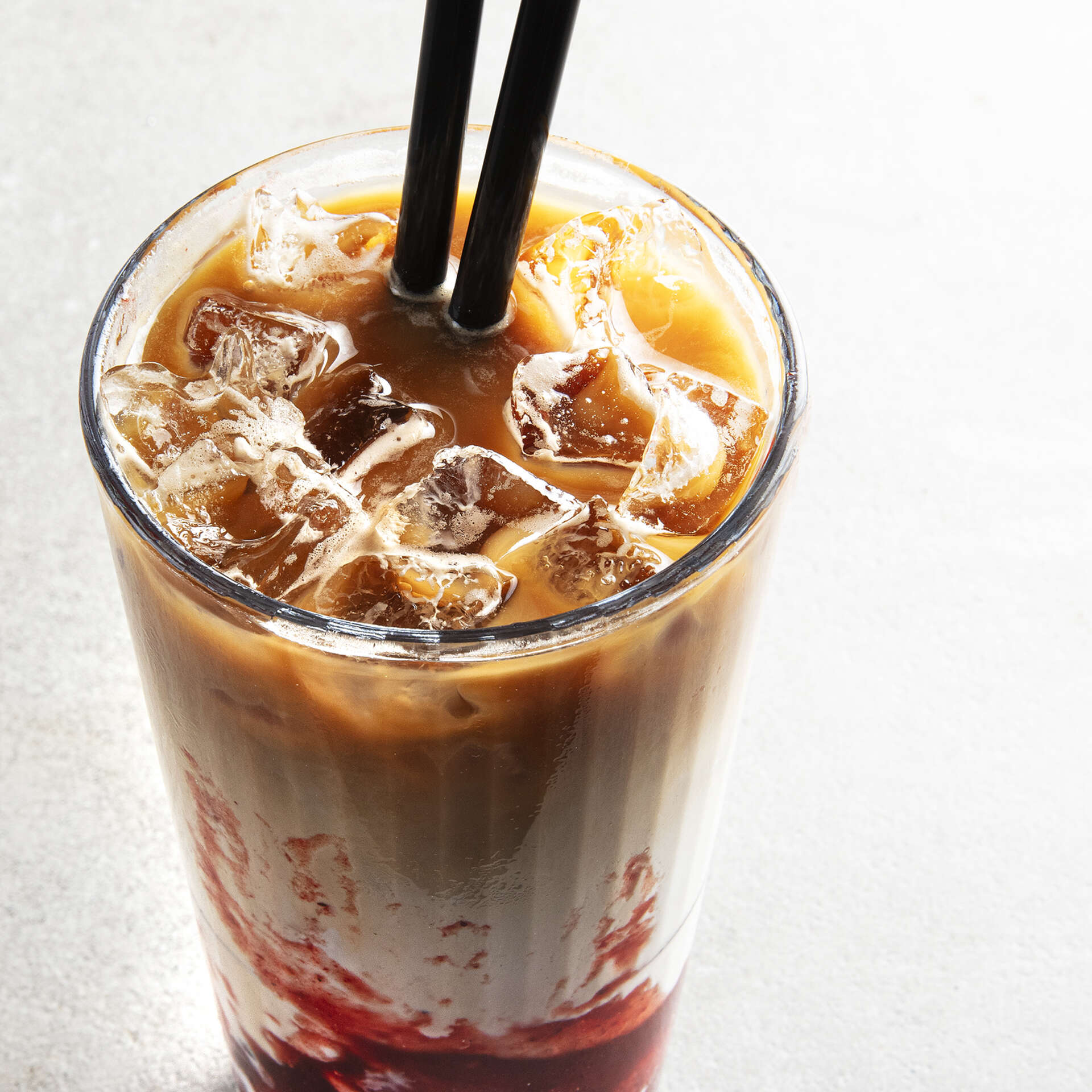 Iced Strawberry Latte