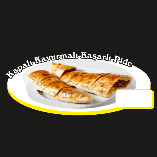 Kapalı Kavurmalı Kaşarlı Pide
