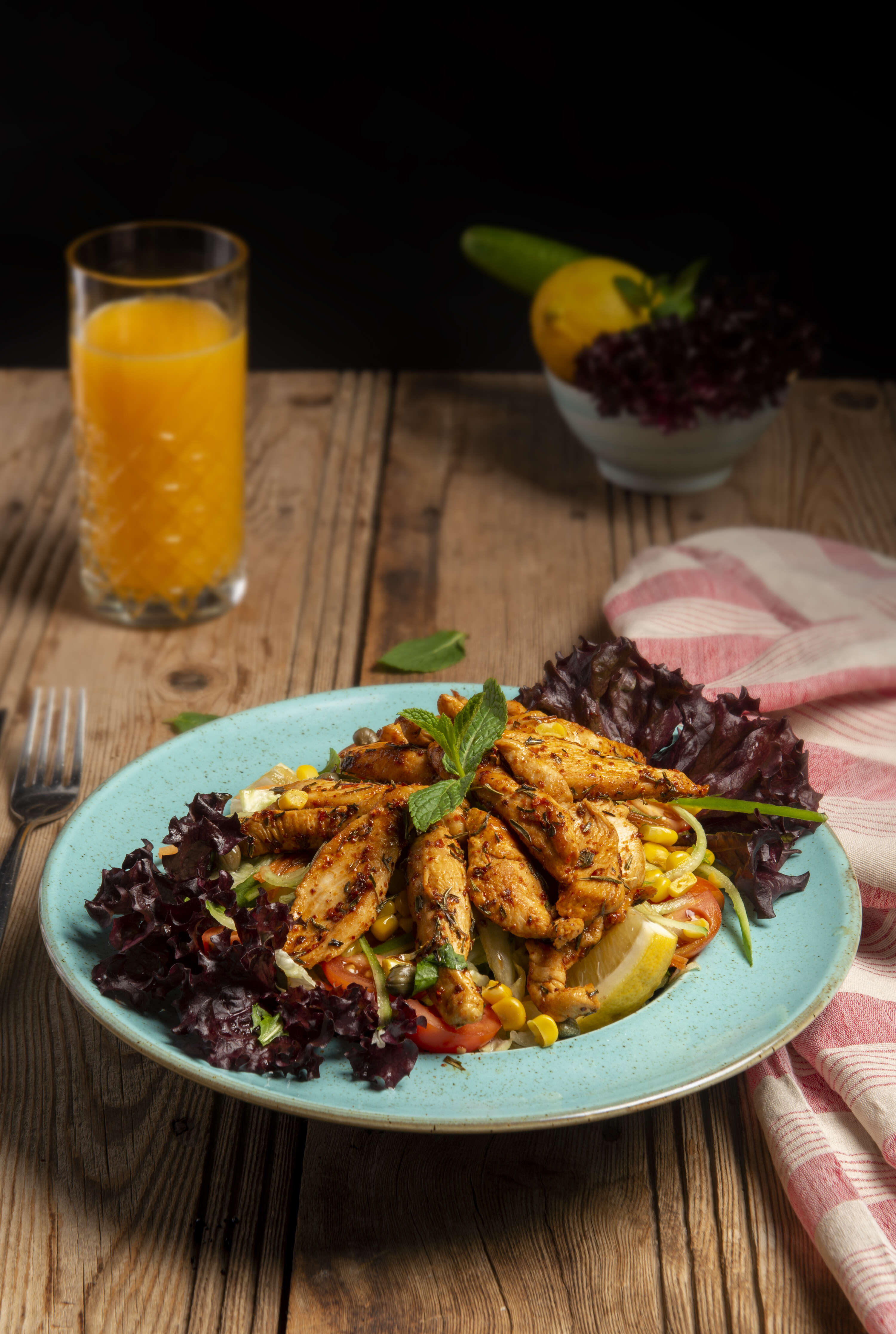 Izgara Tavuk Salata