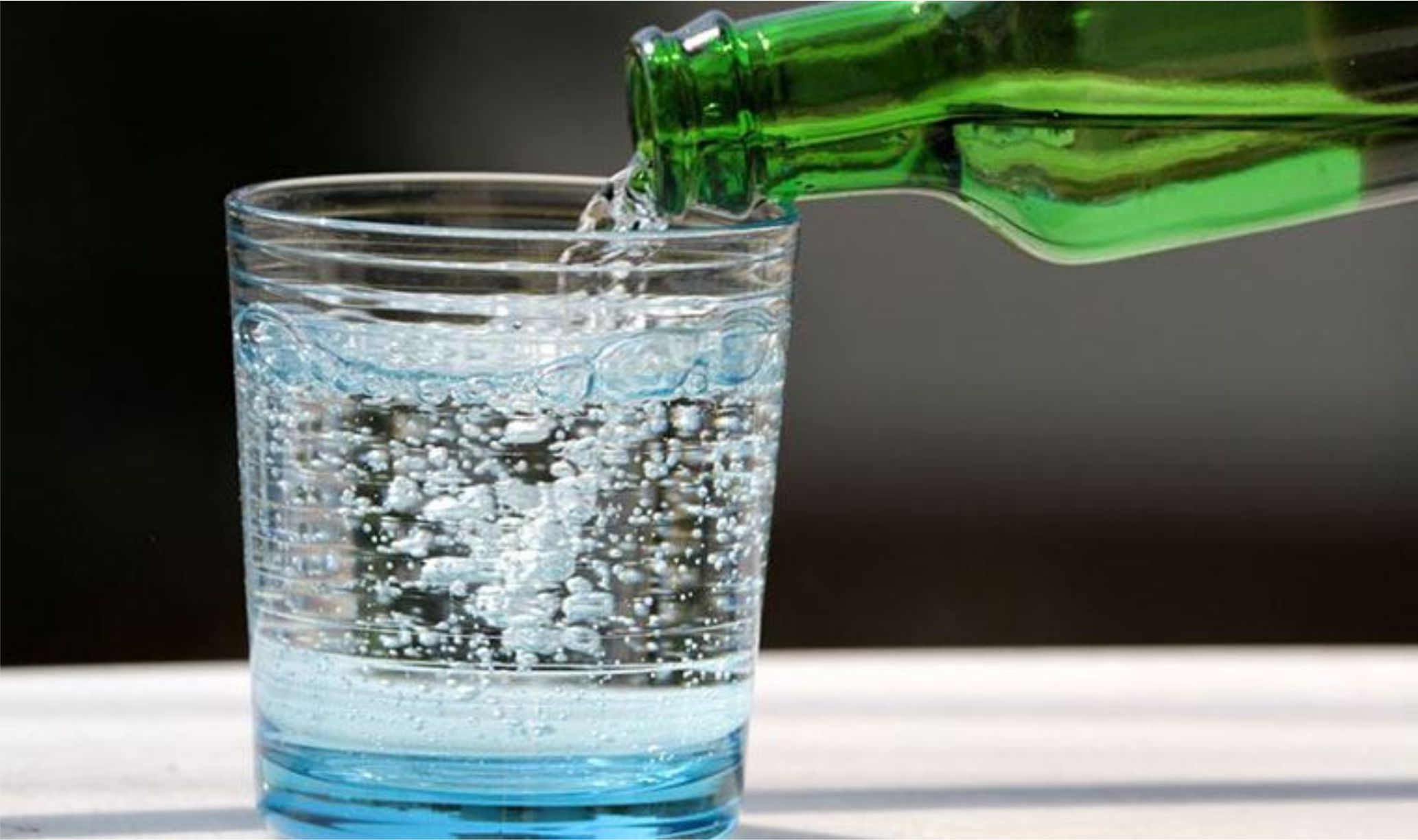 Plain soda water