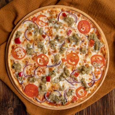 V Aubergine Pizza