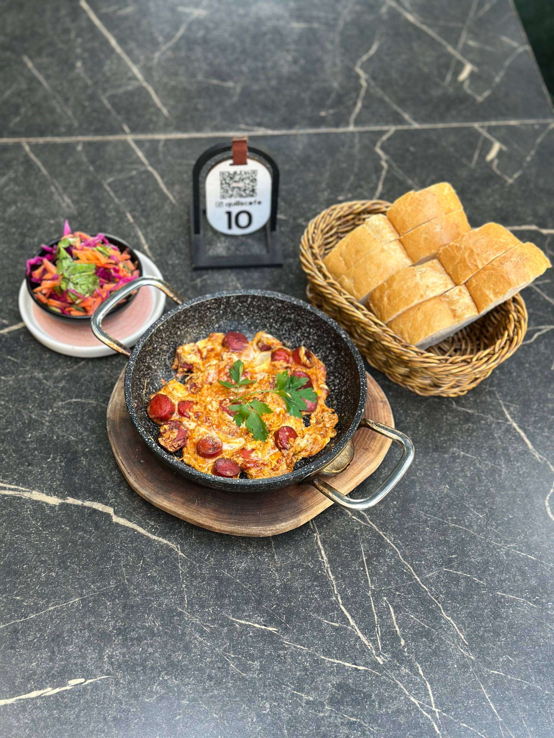 Eggs with Sausage