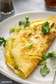 Omelette with kaşar cheese