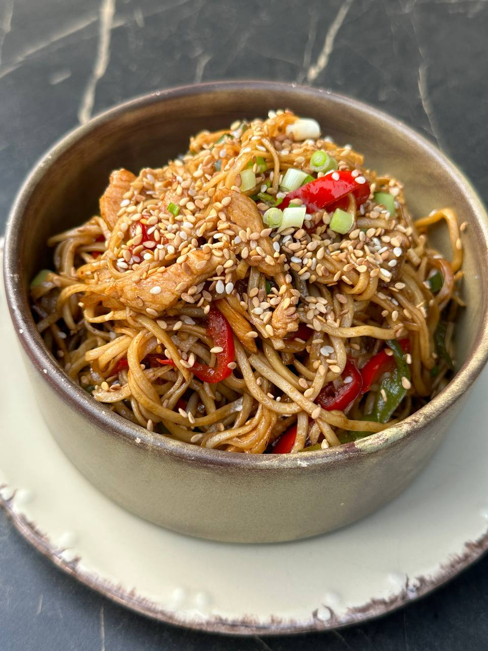 Chicken noodles